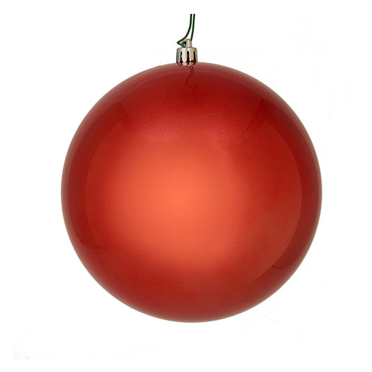 Vickerman 6" Bittersweet Candy Ball Ornament 4 per Bag