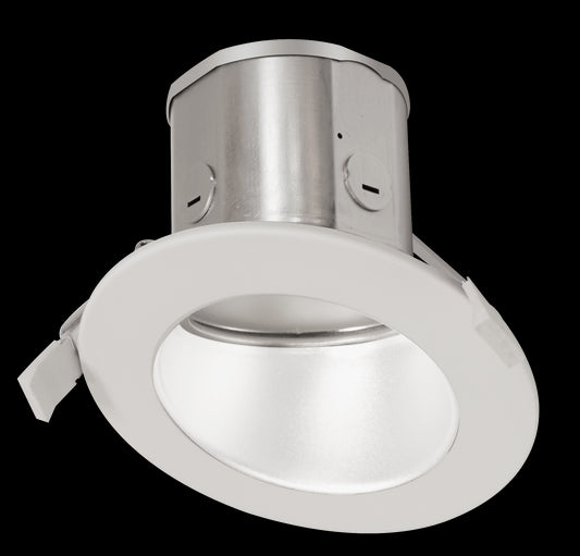 Westgate 4 LED Commercial Recessed Light, Commercial Indoor Lighting, 40W Max, 3200 Lumens Max, 27K/30K/35K/40K/50K, White Finish, 0~10V Dimmable