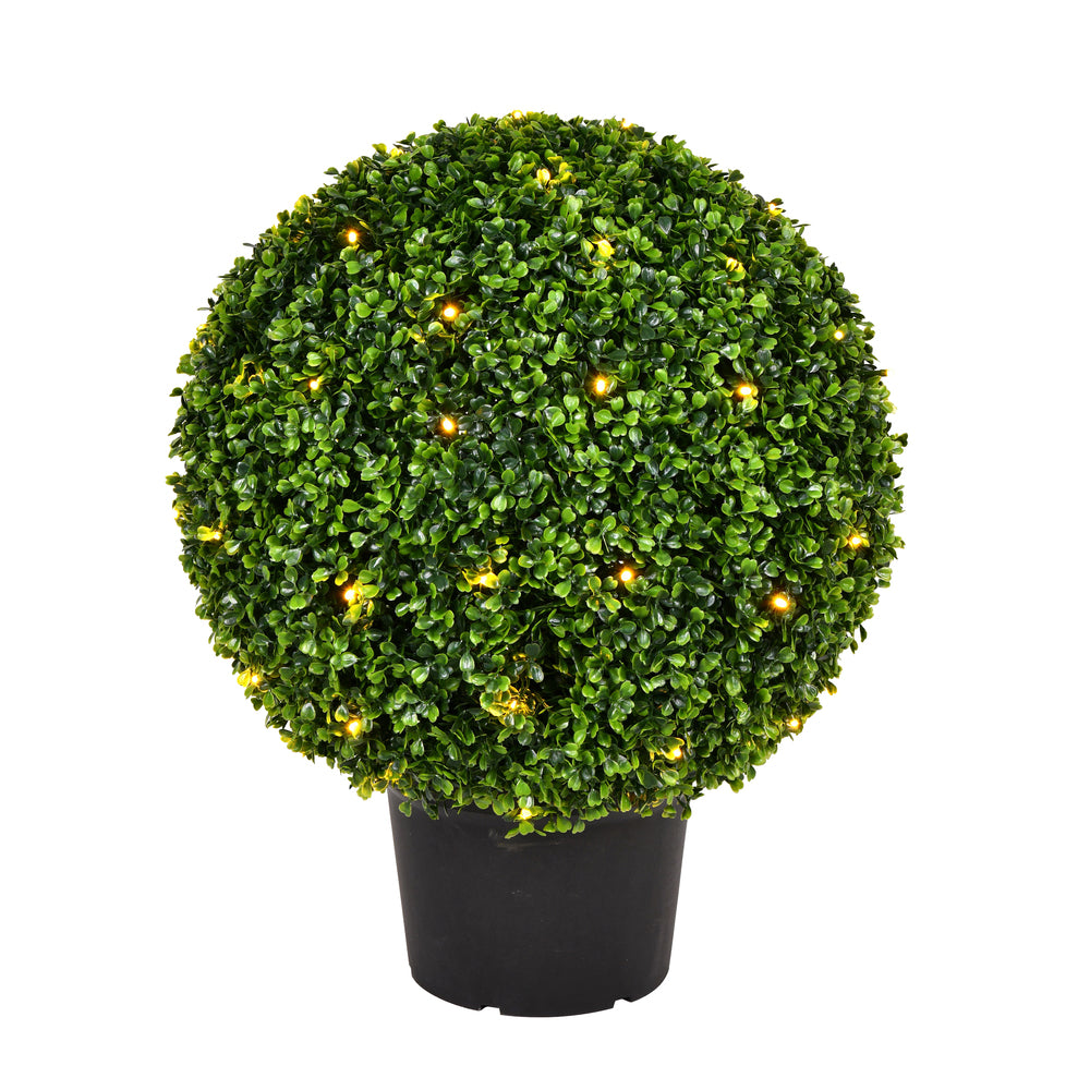 Vickerman 20" Artificial Green Boxwood Ball.