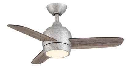 Wind River Fans The Mini 36" Indoor/Outdoor Led Ceiling Fan, 14Watts, 120V, CCT Adjustable