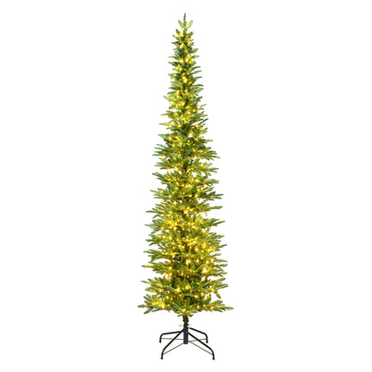 Vickerman 6.5' x 24" Compton Pole Pine Tree Warm White Low Voltage 3MM LED Lights.