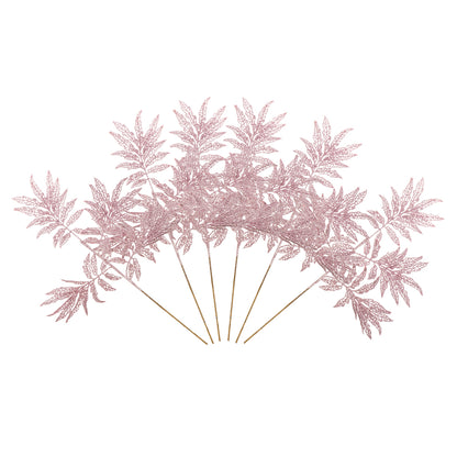 Vickerman 22" Mauve Glitter Sumac Artificial Christmas Spray. Includes 6 sprays per pack.