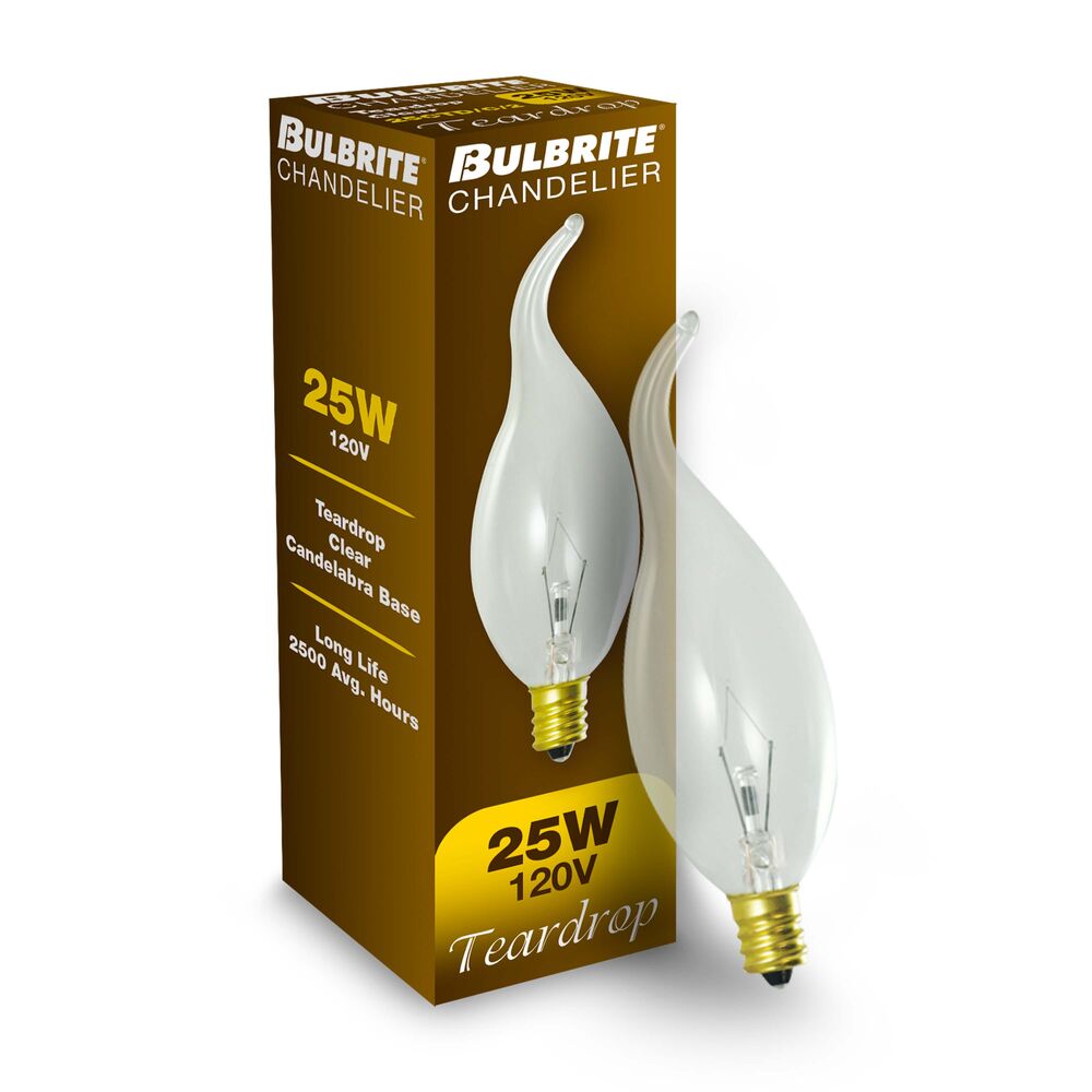 BULBRITE INCANDESCENT CA11 CANDELABRA SCREW (E12) 25W DIMMABLE LIGHT BULB 2700K/WARM WHITE 14PK (414025)