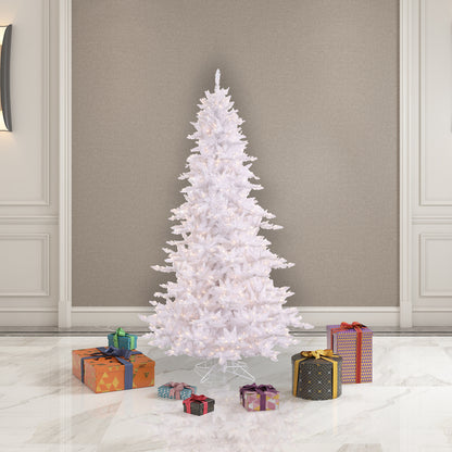Vickerman 6.5' White Fir Artificial Christmas Tree Warm White Dura-lit LED Lights