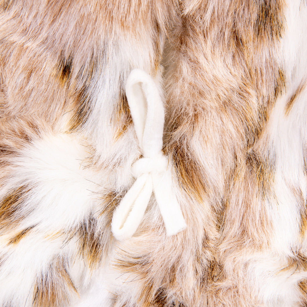Vickerman 60" Iberian Faux Fur Tree Skirt