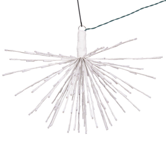 Vickerman 160Lt x 24" White Starburst Pure White 5mm LED Lights.