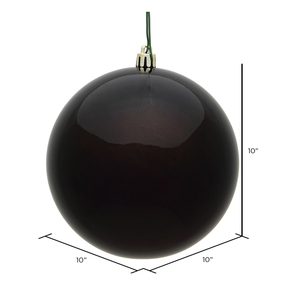 Vickerman 10" Chocolate Candy Ball Ornament