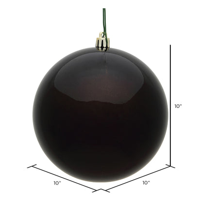 Vickerman 10" Chocolate Candy Ball Ornament