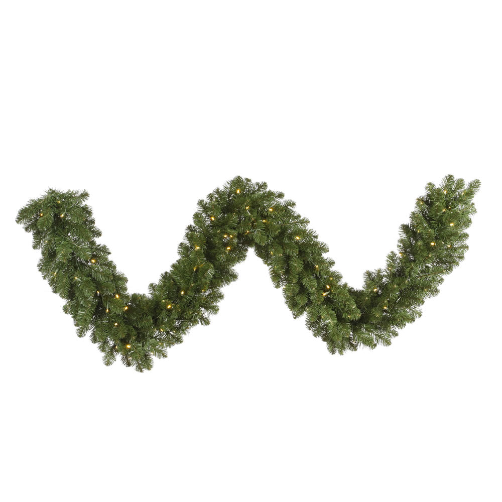 Vickerman 50' Grand Teton Artificial Christmas Garland Clear Dura-lit Incandescent Mini Lights