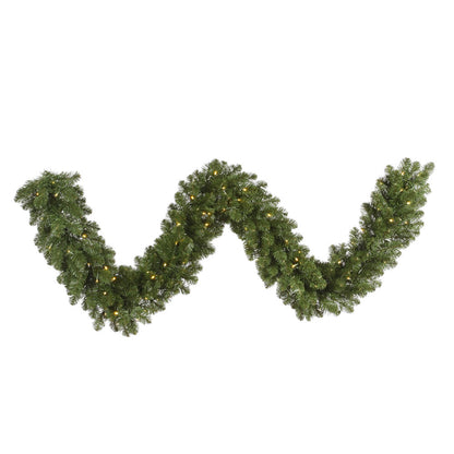 Vickerman 50' Grand Teton Artificial Christmas Garland Clear Dura-lit Incandescent Mini Lights