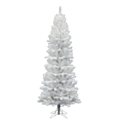 Vickerman 4.5' White Salem Pencil Pine Artificial Christmas Tree Unlit