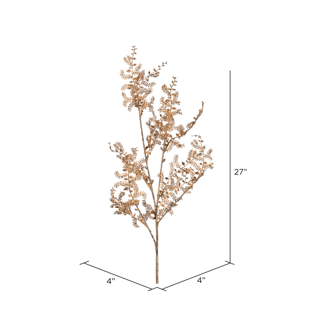 Vickerman 27" Artificial Snake Fern Spray. Includes 6 sprays per pack.