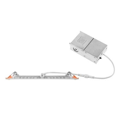 ASD Lighting LED Recessed Mini Panel Square 3inch 6W 120V Triac 2700/3000/3500/4000/5000K White UL Energy Star 6 pack