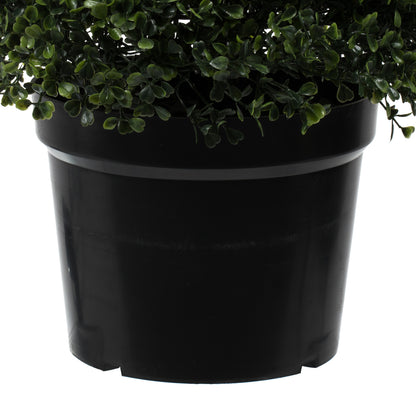Vickerman 6' Potted Artificial Boxwood Cone.