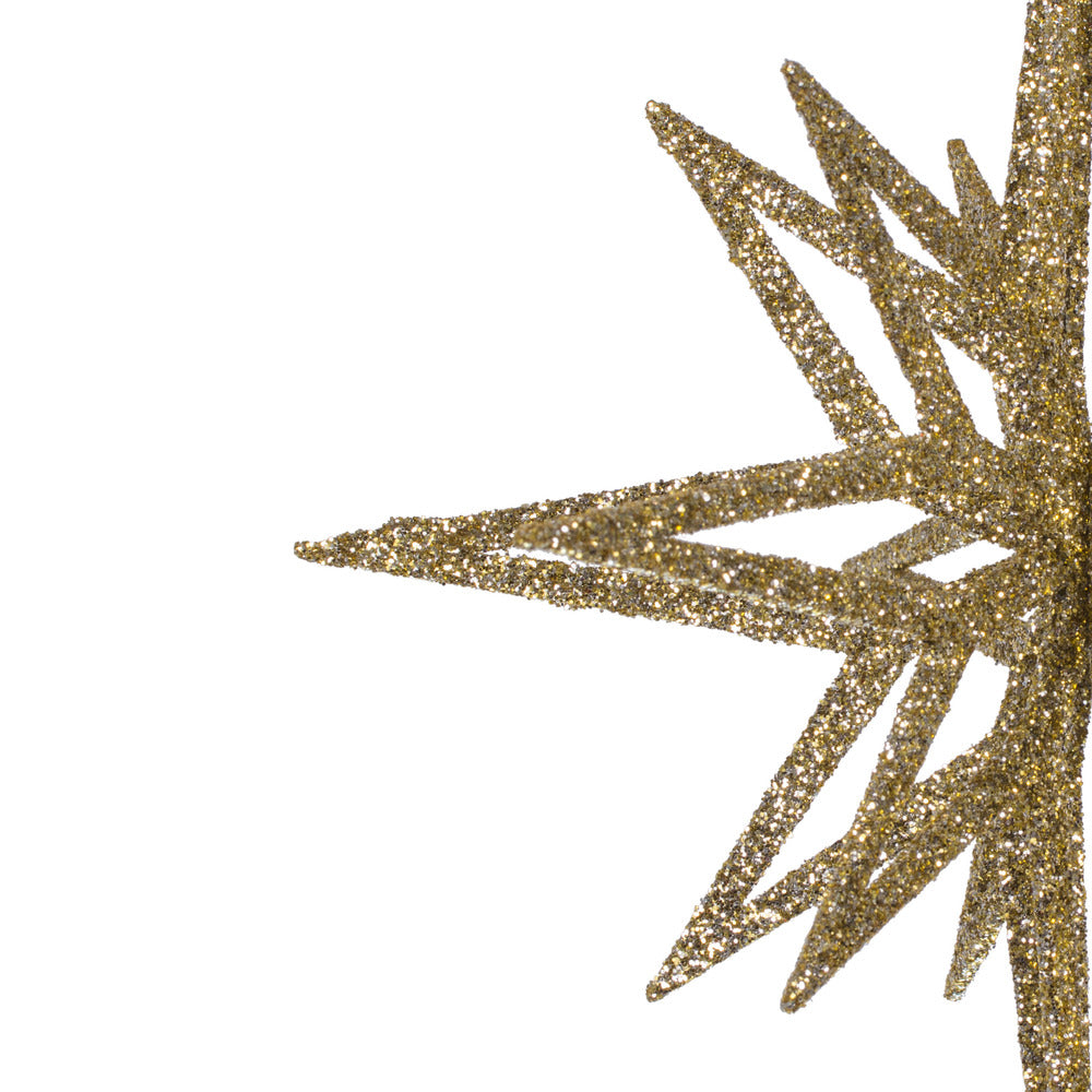 Vickerman 12" Champagne Iridescent Star Christmas Ornament