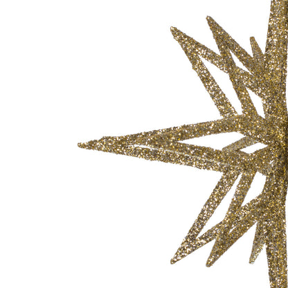 Vickerman 12" Champagne Iridescent Star Christmas Ornament