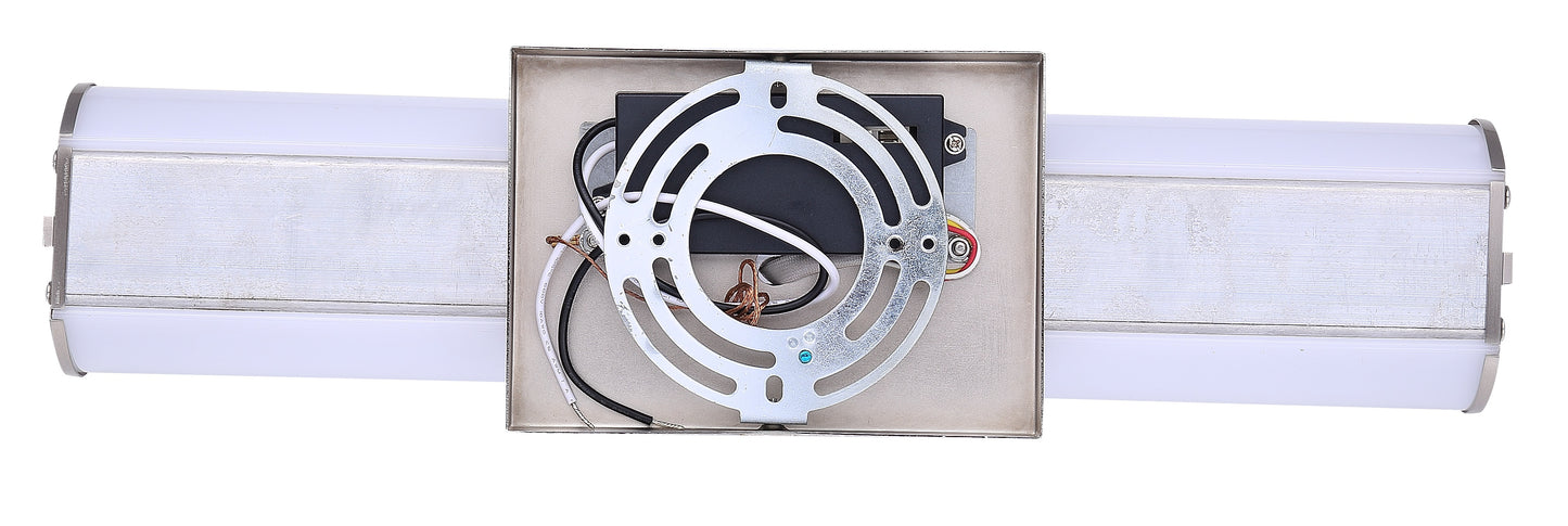 ASD Lighting LED Vanity linear 18inch 20W 120V Triac 3000/4000/5000K Nickel ETL