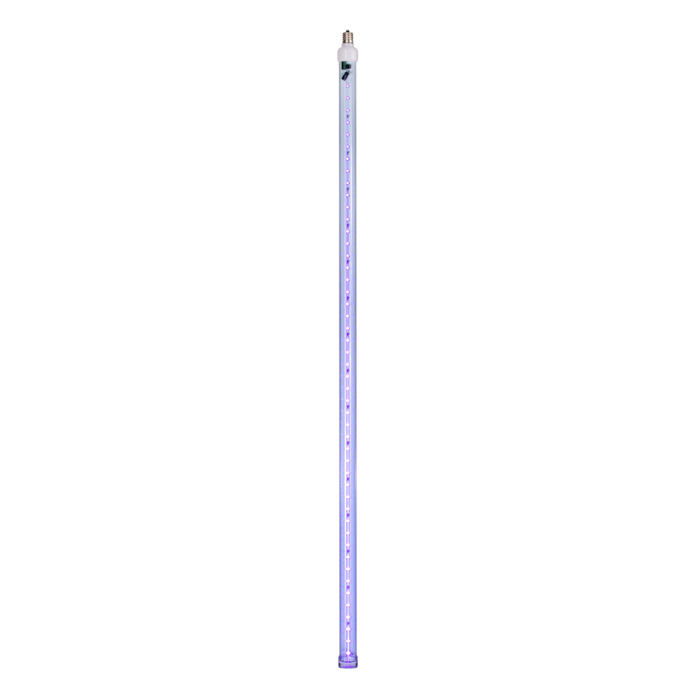 Vickerman 5 Pack of 36" Purple LED SnowFall Tube Bulb C9-E17 Nickel Base.