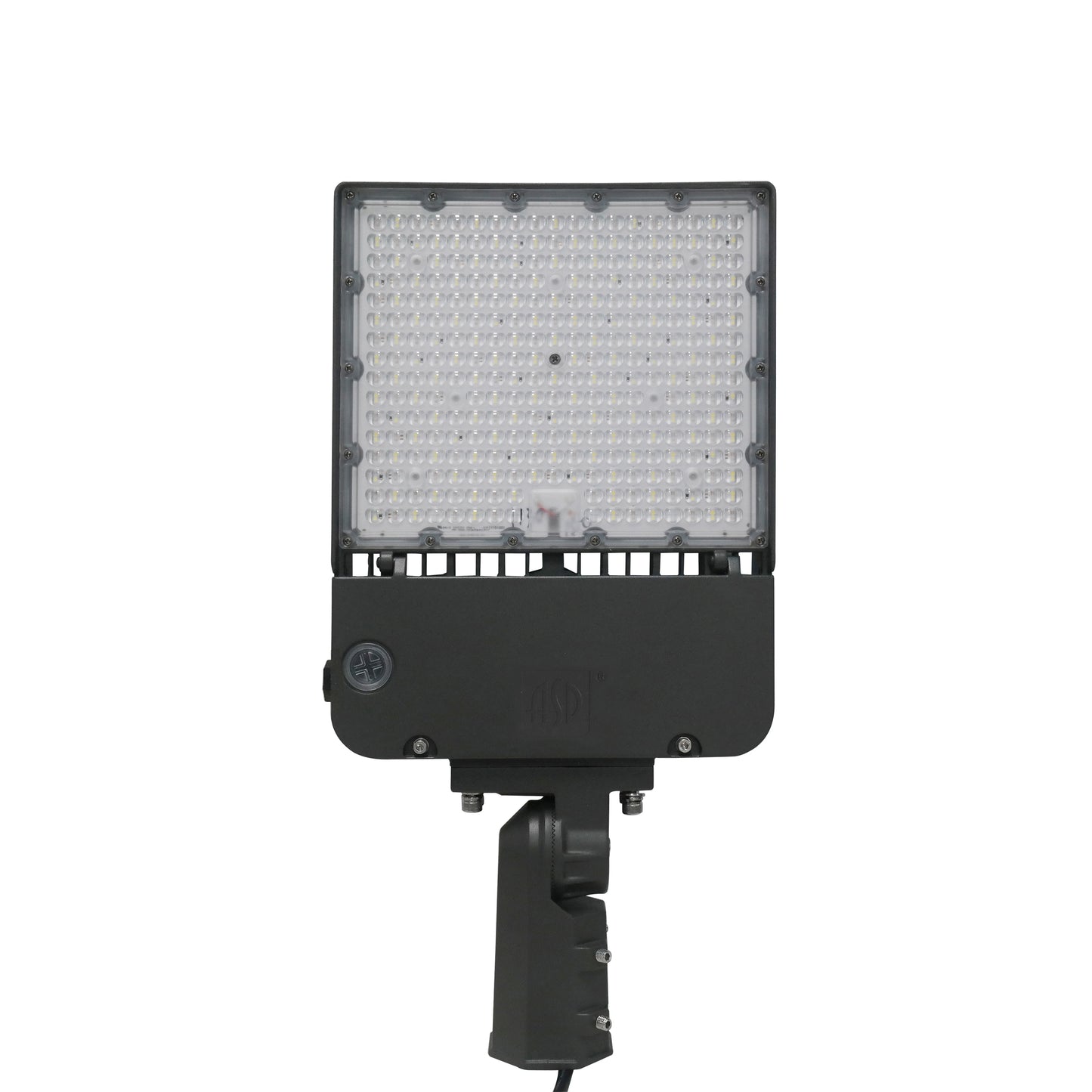 ASD Lighting LED Area Light 150W 120-277V 0-10V Dimmable 150Lm/W 5000K with Photocell with Slip Fitter Bracket Bronze UL DLC Premium