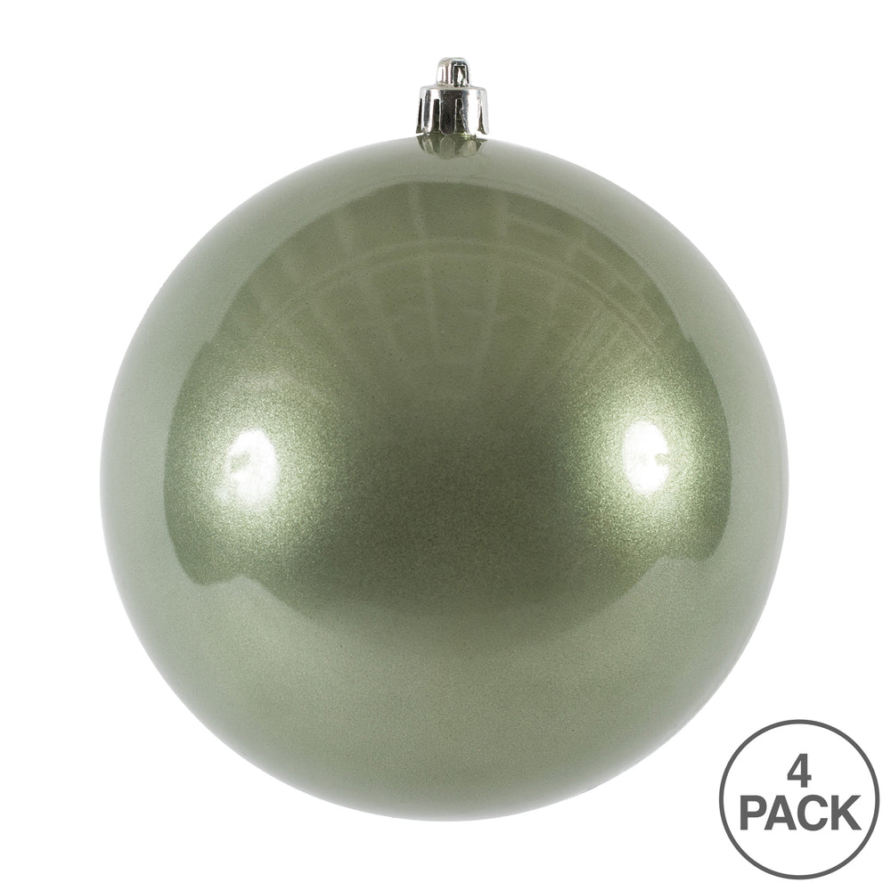 Vickerman 4.75" Wrght Iron Candy Ball Ornament 4 per Bag