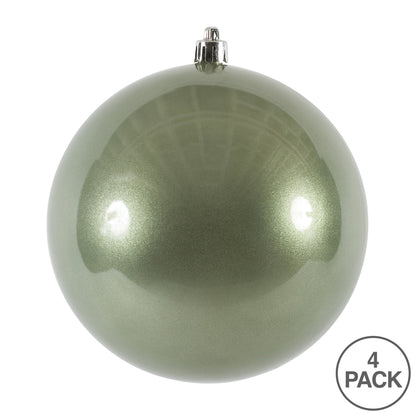 Vickerman 4.75" Wrght Iron Candy Ball Ornament 4 per Bag