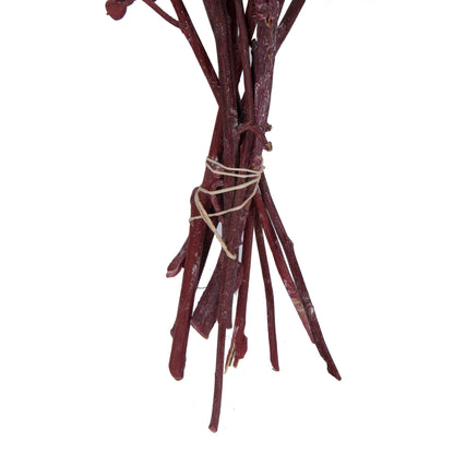 Vickerman Natural Botanicals 13" x 1-3" Red Gum Branch Red Frosted 14 stems per unit
