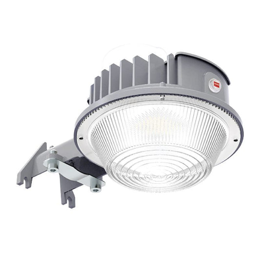 Westgate X-Gen Barn Garage Area Light With Arm Adj.36W-60W Adj 30/40/50K 120-277V 0-10V, Outdoor Lighting, 36W/42W/60W, 130 Lumens/W, 3000K/4000K/5000K, Gray Finish, 0~10V Dimmable