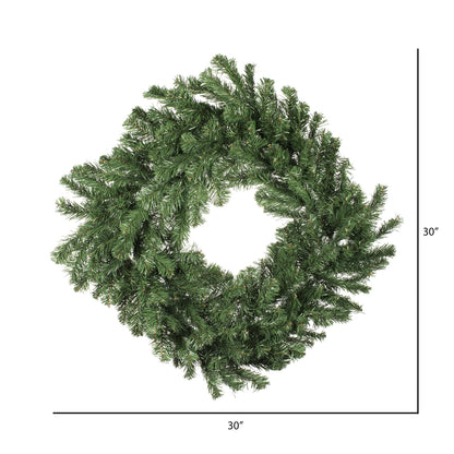 Vickerman 30" Grand Teton Artificial Christmas Square Wreath Unlit