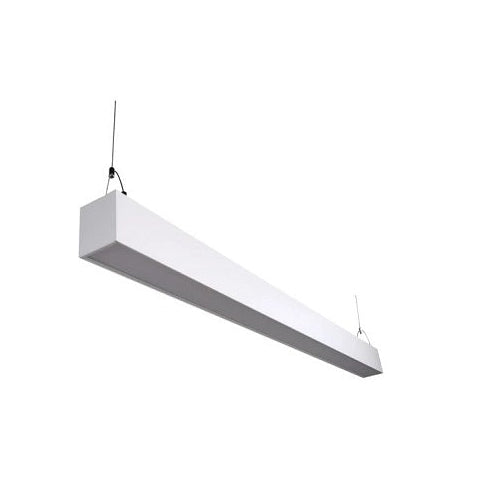 Euri Lighting EUD8-100W103sw-W Commercial LED 100-Watt 8 ft. Architectural Linear Up and Down Light Dual 3 Color Selectable Dimmable Linkable - White