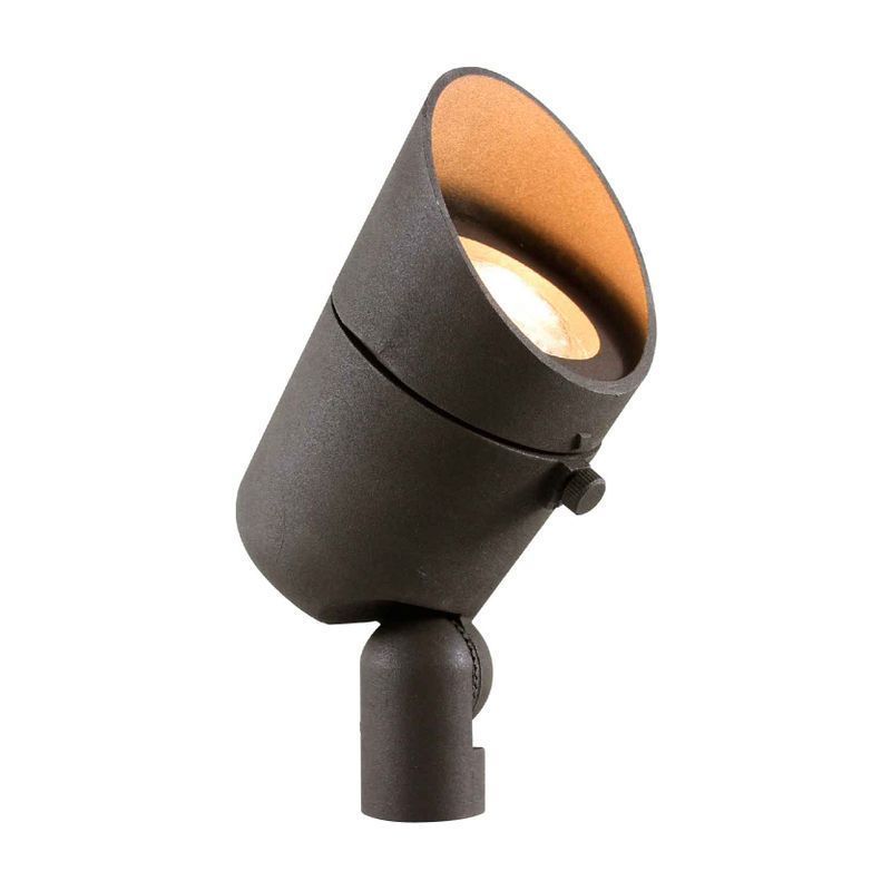 Westgate Directional Light, 12V, 5W Max, Cast. Aluminum, Landscape Lighting , 5W, 400 Lumens, 3000K, Bronze Finish