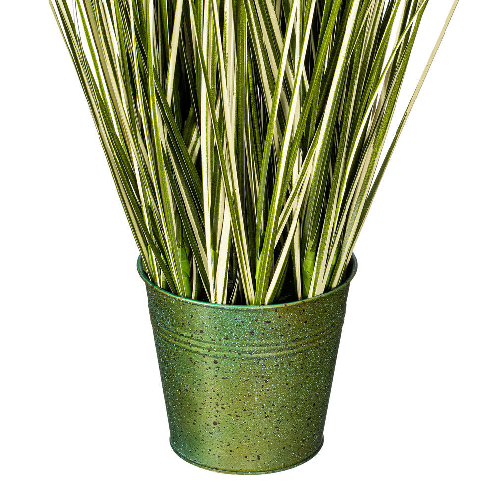 Vickerman 37" Artificial Potted Native Green Grass.