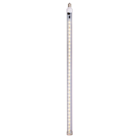 Vickerman 5 Pack of 24" Warm White LED SnowFall Tube Bulb C9-E17 Nickel Base.