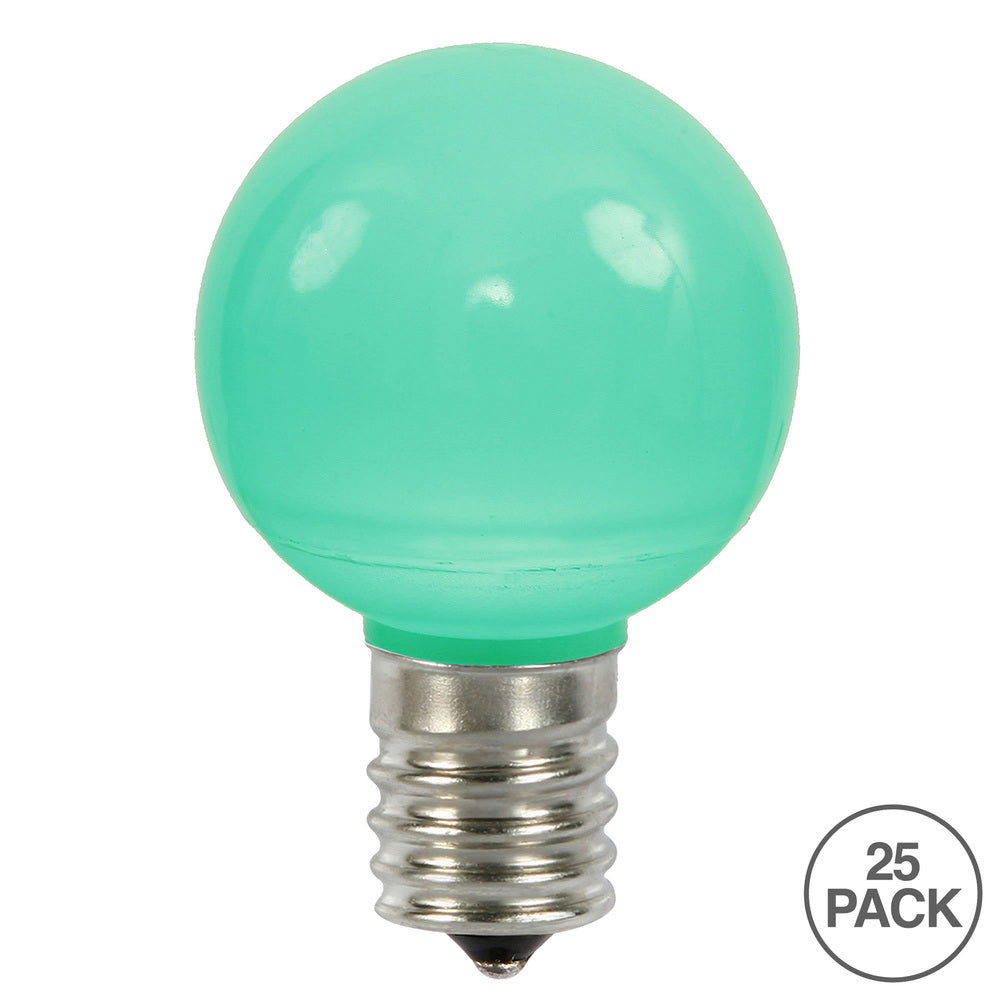 Vickerman G50 Green Ceramic LED Replacement Bulb package of 25