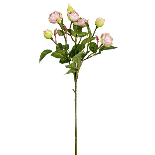 Vickerman 20.5'' Artificial Tea Rose Spray. Includes 3 sprays per pack.
