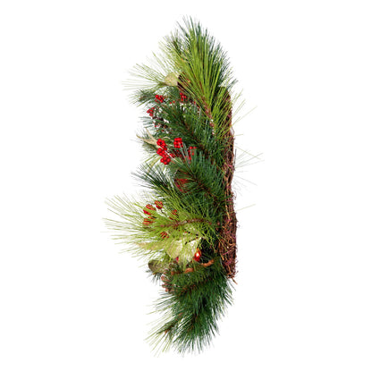 Vickerman 24" Artificial Christmas Wreath Unlit