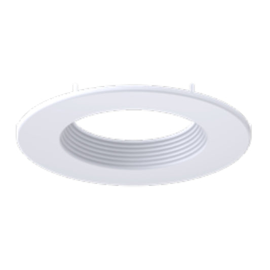 Westgate Rdl4-BF Series Color Trim, Smooth, Wh, Residential Lighting, White Finish