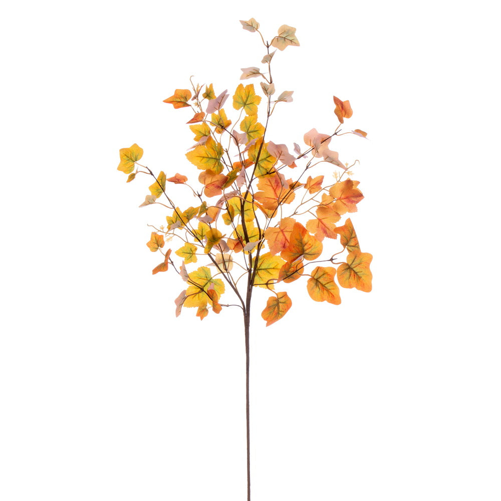 Vickerman 32" Fall Orange Artificial Leaf Spray 2 per bag.