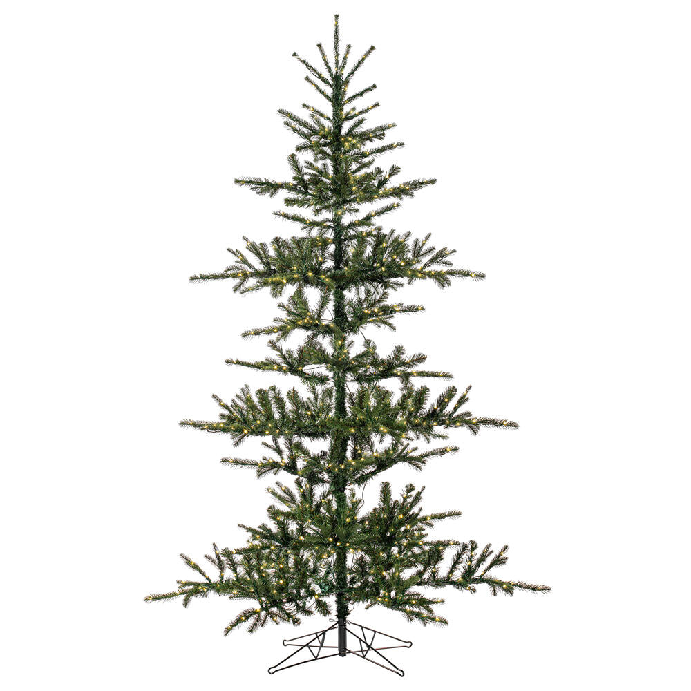 Vickerman 7.5' x 57" Yukon Display Artificial Christmas Tree with Low Voltage 750 LED Lights
