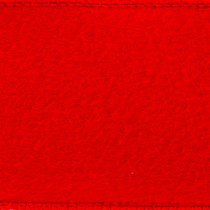 Vickerman 2.5" x 10 Yards Red Fur Felt Ribbon