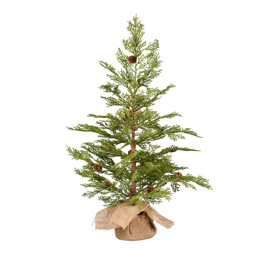 Vickerman 24" Cedar Pine Artificial Christmas Tree Unlit