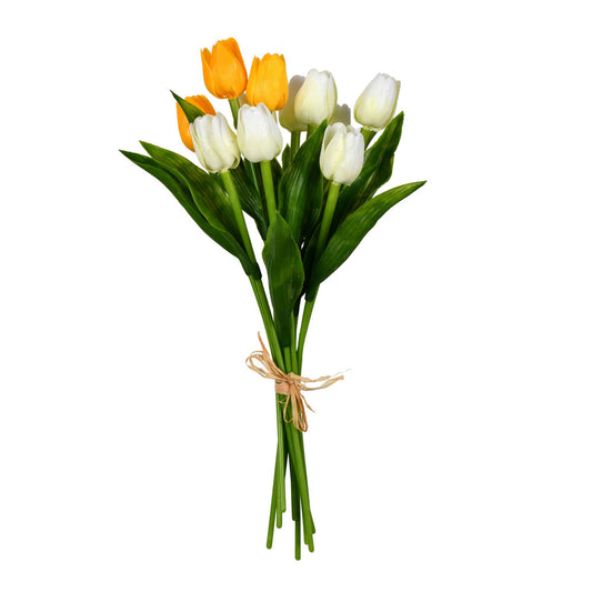 Vickerman 14" Artificial Cream Tulip Bundle 2 per pack