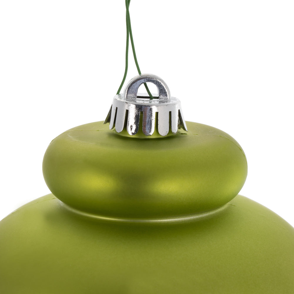 Vickerman 14" Lime Matte Finial Ornament