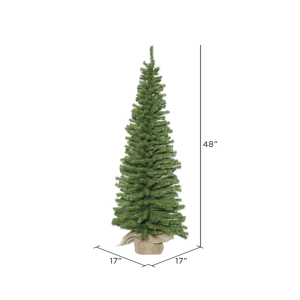 Vickerman 48" Pine Artificial Christmas Tree Unlit