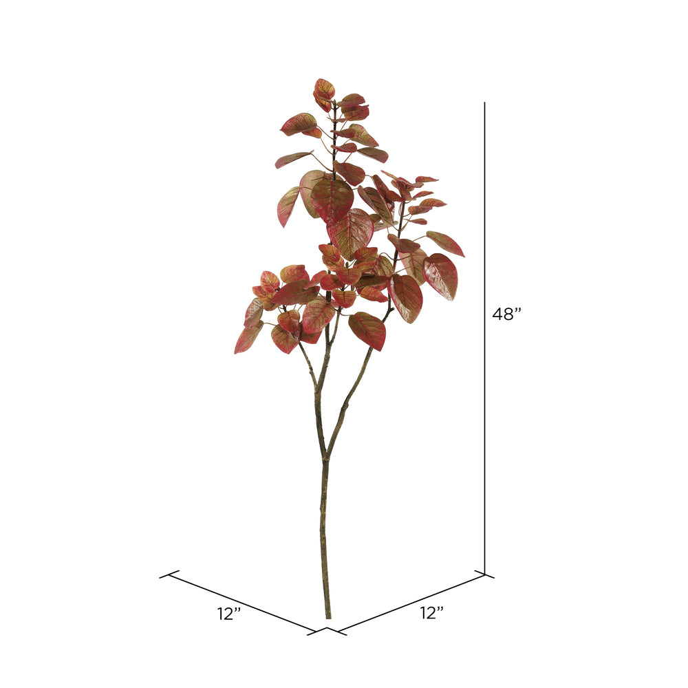 Vickerman 48" Artificial Red Cotinus Coggygria Tree.
