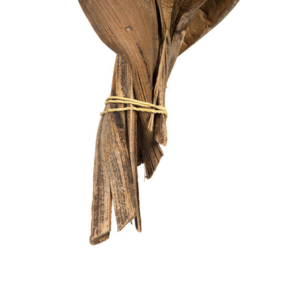 Vickerman 16 - 20" Natural Coco Paddle - Curled 6 Piece Bundle Dried