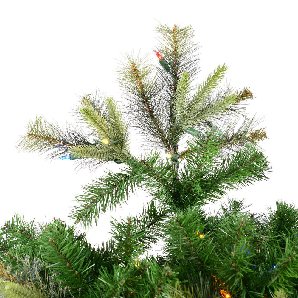 Vickerman 6.5' Cashmere Slim Artificial Christmas Tree Multi-Colored Dura-Lit® Lights