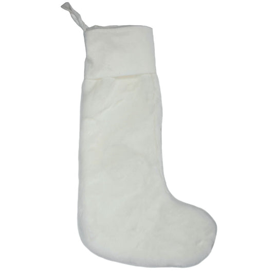 Vickerman Decorative 8" x 19" Snow Fox Collection Christmas Stocking