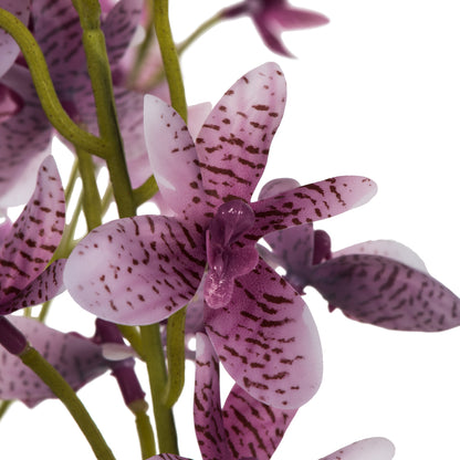 Vickerman 25" Artificial Potted Lavender Orchid.