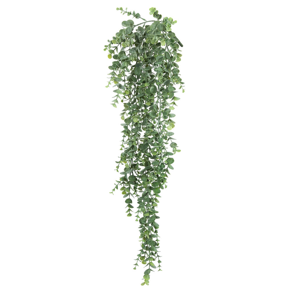 Vickerman 32" Artificial Green Hanging Mini Leaf Eucalyptus Bush 2 per Pack.