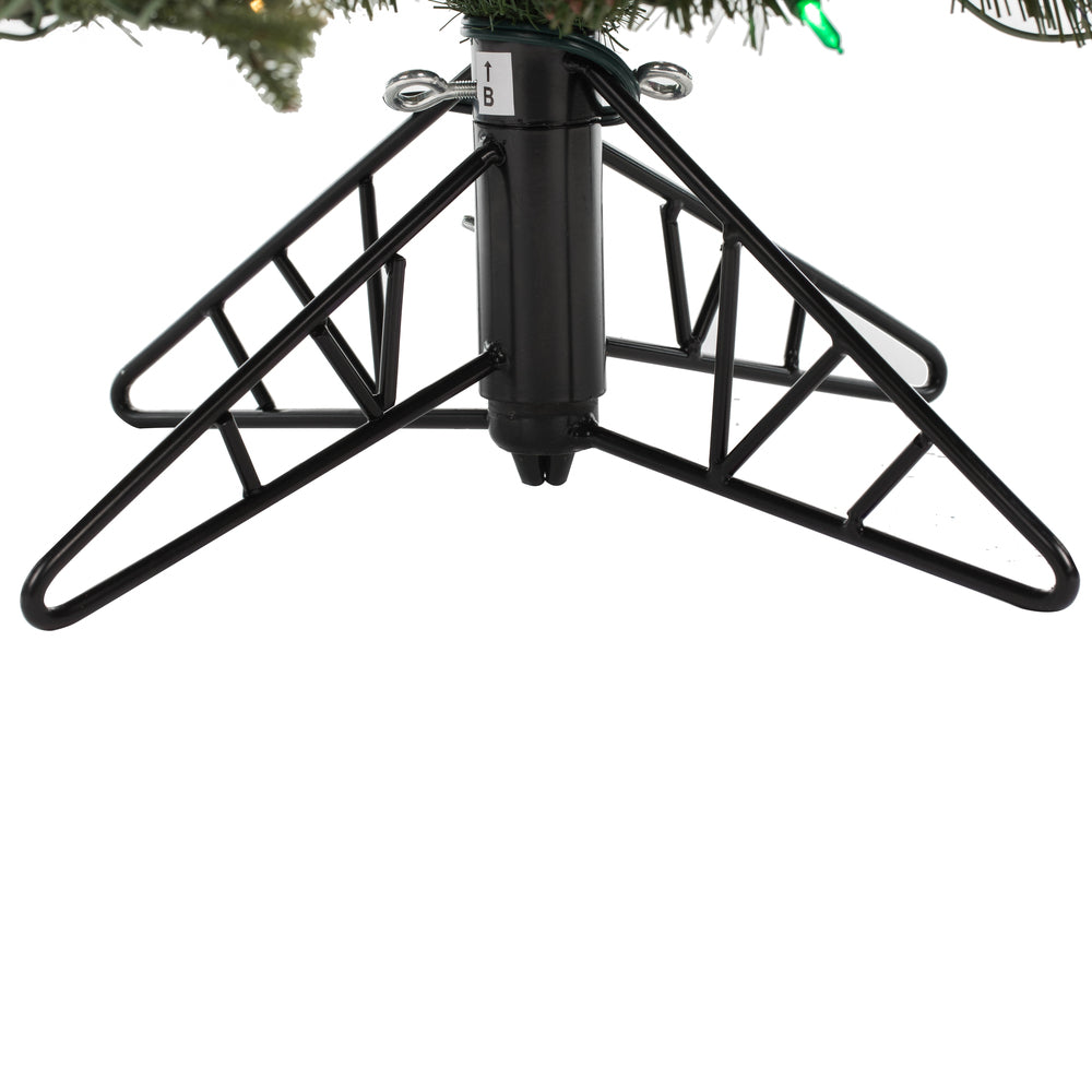 Vickerman 10' x 74" Kamas Fraser Fir Artificial Christmas Tree  Multi-colored Dura-Lit LED lights